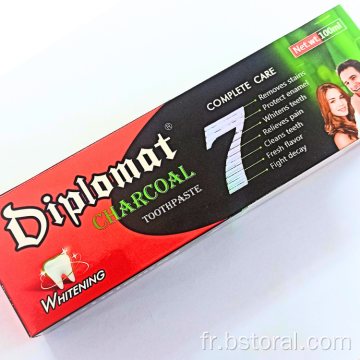 OEM Étiquette privée Diplomate Charcoal Gum Whitening Demory